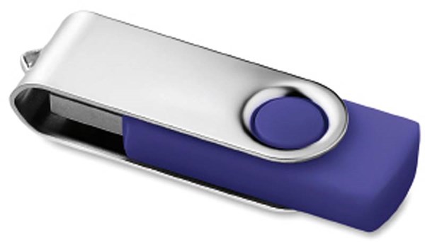 Obrázky: Techmate fialovo-strieb. vykláp USB flash disk 8GB, Obrázok 2