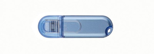 Obrázky: Infotech mini USB flash disk modrý 16GB, Obrázok 2