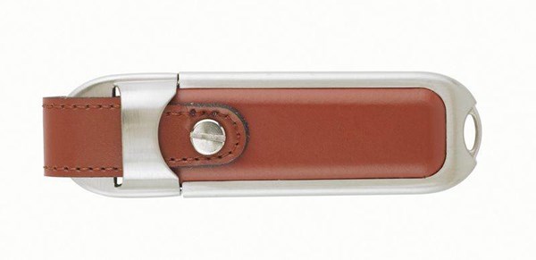 Obrázky: USB kľúč 2 GB, hnedá, Obrázok 3