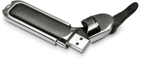 Obrázky: USB kľúč 2 GB,  čierna, Obrázok 3