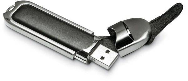Obrázky: USB kľúč 1 GB, čierna, Obrázok 2