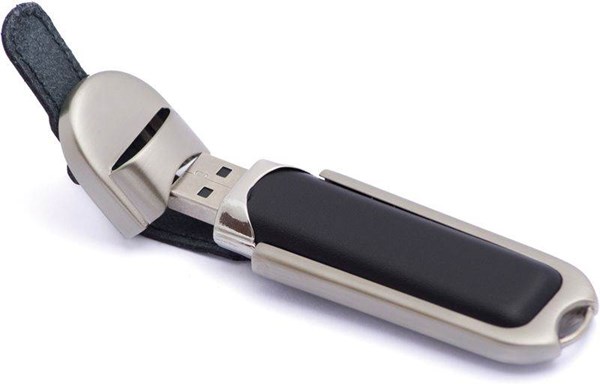 Obrázky: USB kľúč 2 GB,  čierna, Obrázok 4