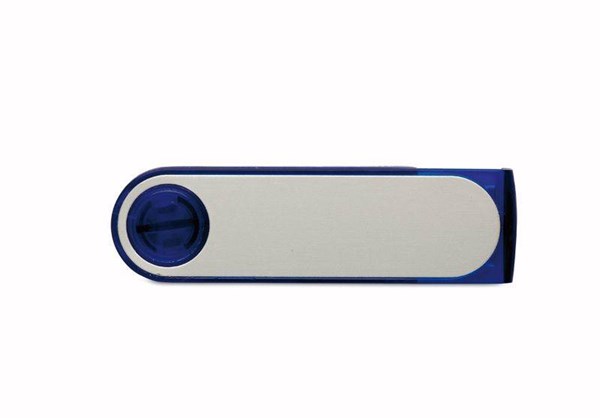 Obrázky: USB kľúč 8 GB, transparentná modrá, Obrázok 4