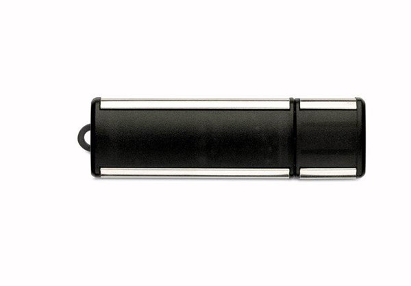 Obrázky: USB kľúč 2 GB,  čierna, Obrázok 3