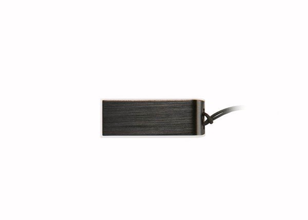 Obrázky: Datamin čierny vysúvací USB disk s pútkom 32GB, Obrázok 3