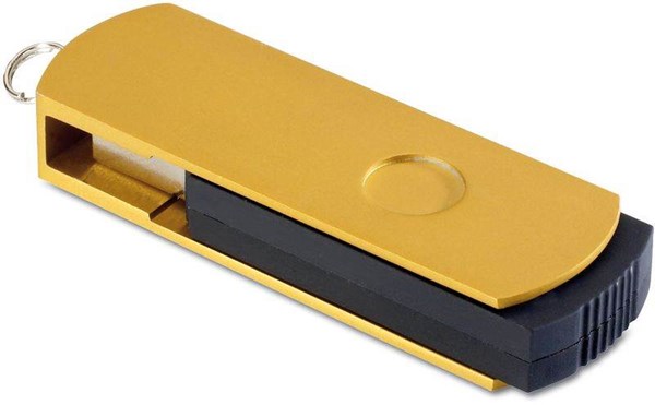 Obrázky: USB kľúč 4 GB, zlatá, Obrázok 3