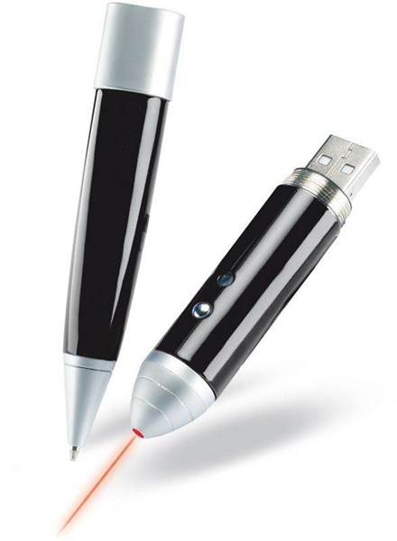 Obrázky: Datalaser čierny USB flash disk,laser+gul.pero32GB, Obrázok 4