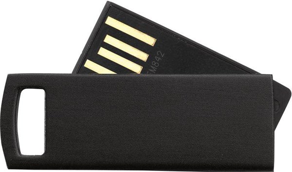 Obrázky: USB kľúč 1 GB,  čierna, Obrázok 3