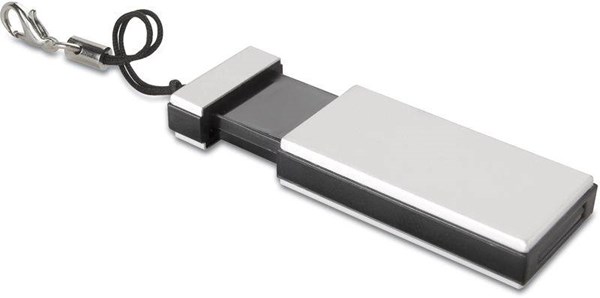 Obrázky: USB kľúč Memopush vysúvací 1 GB, čierna