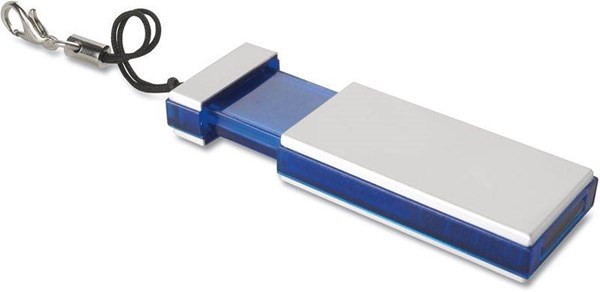 Obrázky: USB kľúč Memopush vysúvací+E262 1 GB, modrá