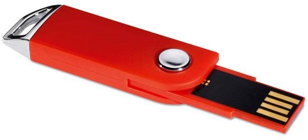 Obrázky: Slimpopmemo červený vysúvací USB flash disk 16 GB, Obrázok 3