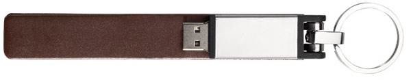 Obrázky: Magring USB flash disk 1 GB v hnedom kož. obale, Obrázok 3
