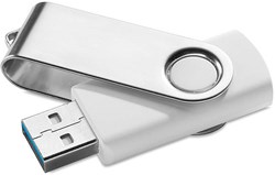 Obrázky: Twister Techmate 3.0 bielo-striebor. USB disk 8GB