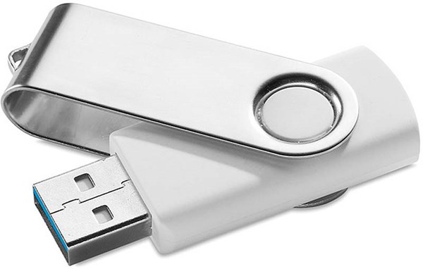 Obrázky: Twister Techmate 3.0 bielo-striebor. USB disk 4GB
