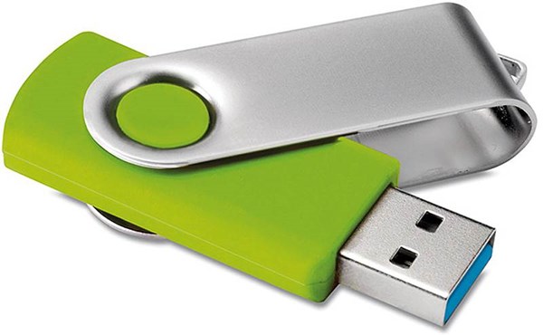 Obrázky: Twister Techmate 3.0 limet.-striebor.USB disk 2GB