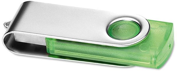 Obrázky: Twister Transtech 3.0 zeleno-strieb. USB disk 1GB