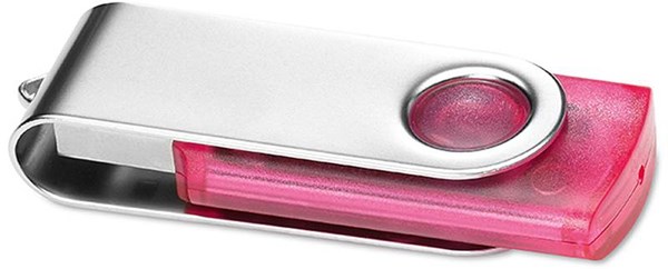 Obrázky: Twister Transtech 3.0 ružovo-strieb. USB disk 32GB