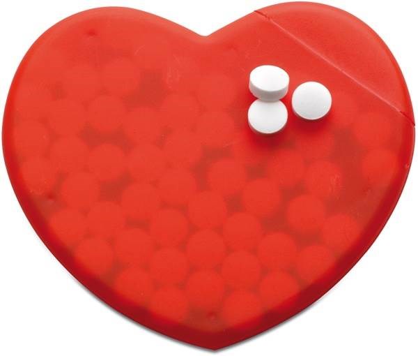 Obrázky: Cukríky v červenom dávkovači v tvare srdca, Obrázok 2