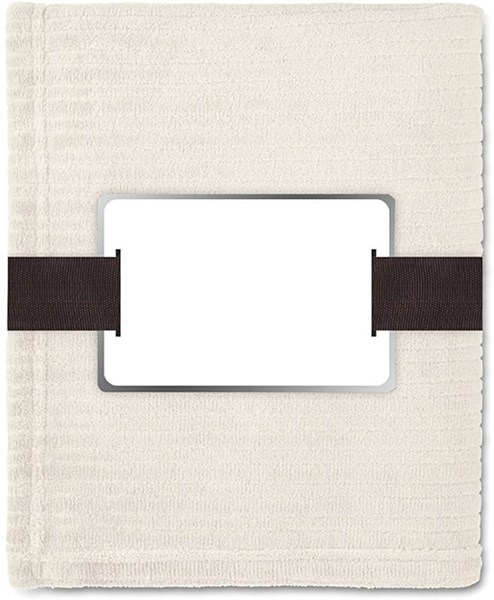 Obrázky: Komfortná domáca béžová flísová deka, Obrázok 2