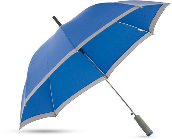 Obrázky: Automatický dáždnik s EVA rúčkou, modrá , Obrázok 1