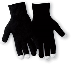 Obrázky: Čierne rukavice pre smartphone