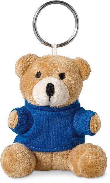 Obrázky: Medveď ako prívesok na kľúče, modré tričko, Obrázok 1