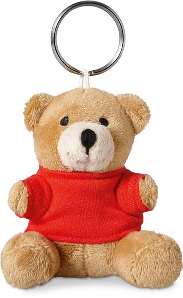 Obrázky: Medveď ako prívesok na kľúče, červené tričko