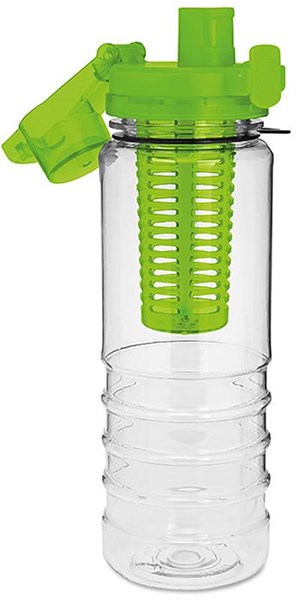 Obrázky: Limetk. plastová fľaša s vložkou na ovocie,700 ml, Obrázok 2