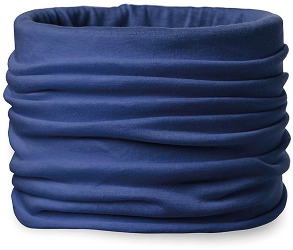 Obrázky: Modrá  trendy bandana z mikrovlákna
