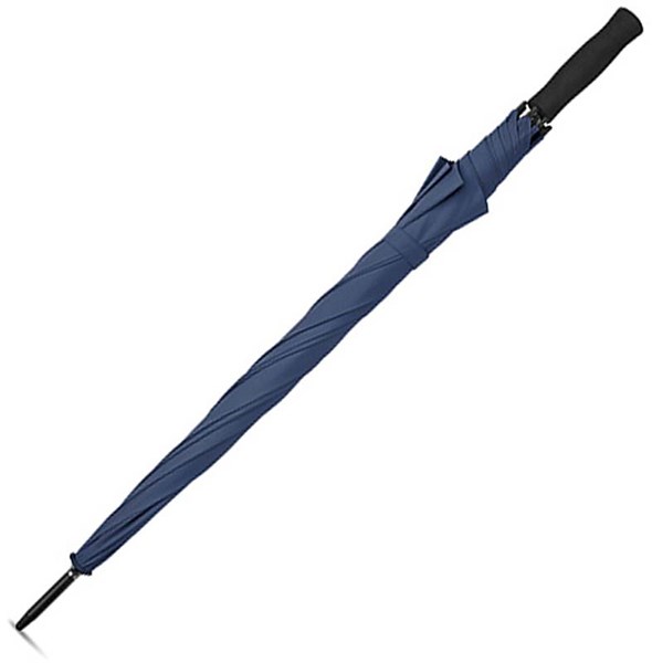 Obrázky: Automatický golf. dáždnik z hodvábneho PE, modrý