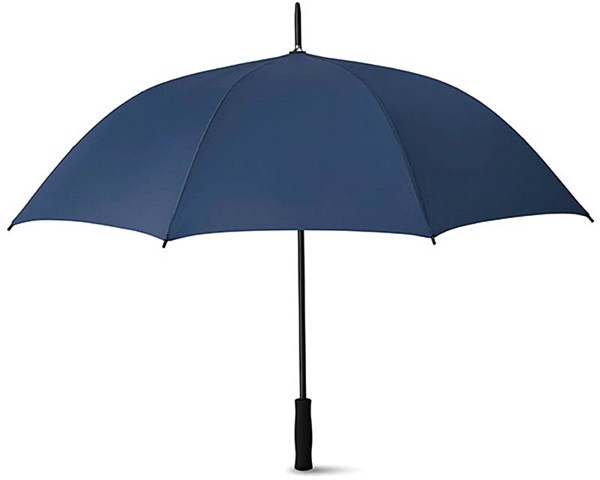 Obrázky: Automatický golf. dáždnik z hodvábneho PE, modrý, Obrázok 2