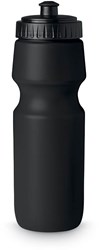 Obrázky: Čierna športová fľaša z pevného plastu, 700 ml