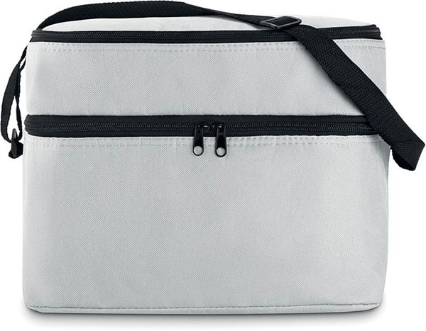 Obrázky: Chladiaca taška s dvomi priehradkami biela