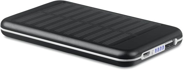 Obrázky: Solárna Power banka 4000 mAh čierna