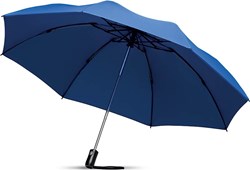 Obrázky: Kráľovsky modrý skladací automatický dáždnik 23"