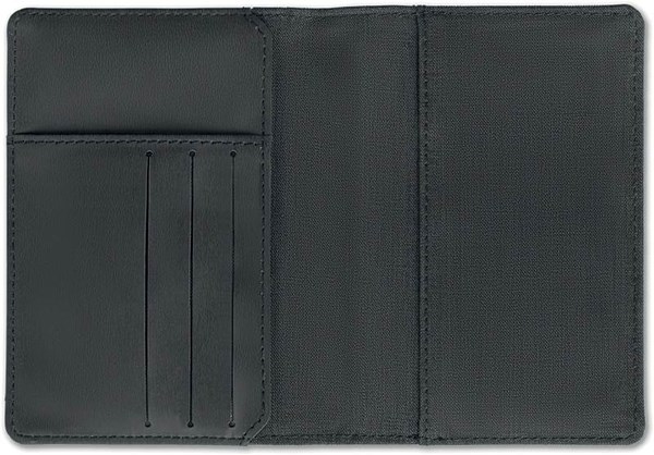 Obrázky: Šedo-čierna RFID peňaženka/obal na cestov. doklady, Obrázok 7