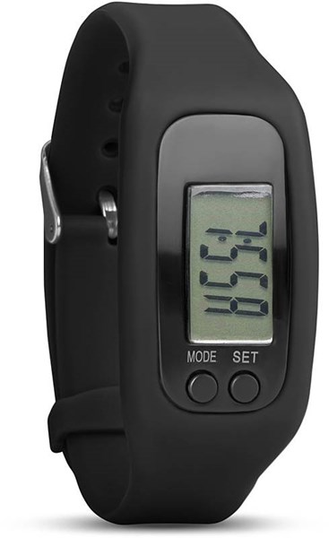 Obrázky: Čierny náramok s krokomerom