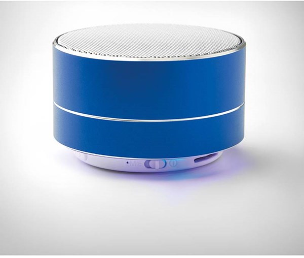 Obrázky: Kráľovsky modrý hliníkový valcový reproduktor, Obrázok 4