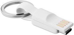 Obrázky: Biely prívesok - konektor USB/USB-C