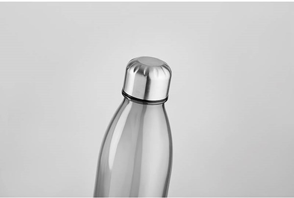 Obrázky: Šedá tritánová fľaša na pitie 600 ml, Obrázok 2