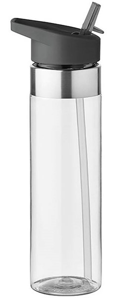 Obrázky: Transparentná tritánová fľaša so silikón.krúžkom