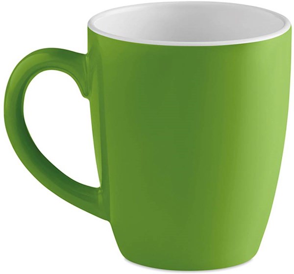 Obrázky: Zelený keramický hrnček, objem 300 ml, Obrázok 4