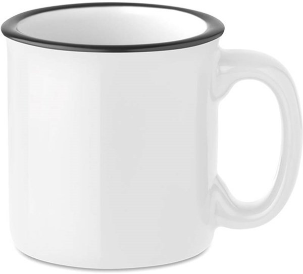 Obrázky: Keramický vintage hrnček 290 ml biely