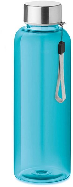 Obrázky: Transparentná modrá tritánová fľaša 500 ml