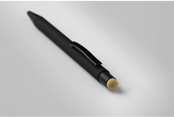 Obrázky: Čierne hliníkové pero so zlatým stylusom, Obrázok 4