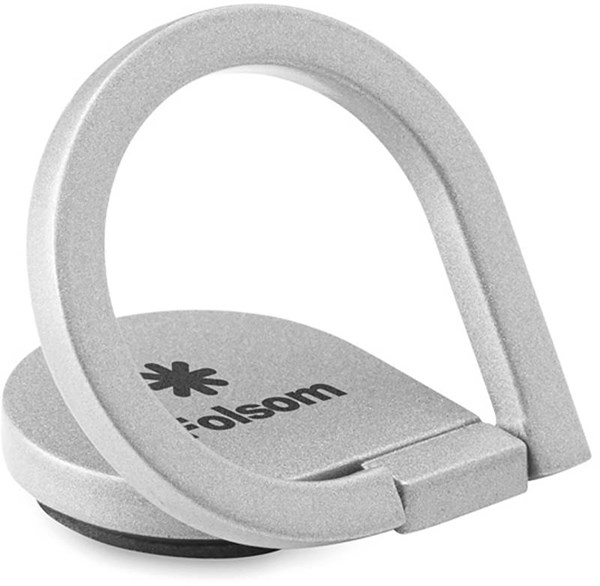 Obrázky: Strieborný kovový držiak na mobil so samolepkou, Obrázok 2