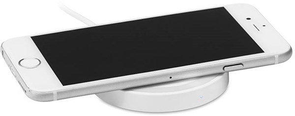 Obrázky: Biela valcová bezdrôtová nabíjačka, Obrázok 5