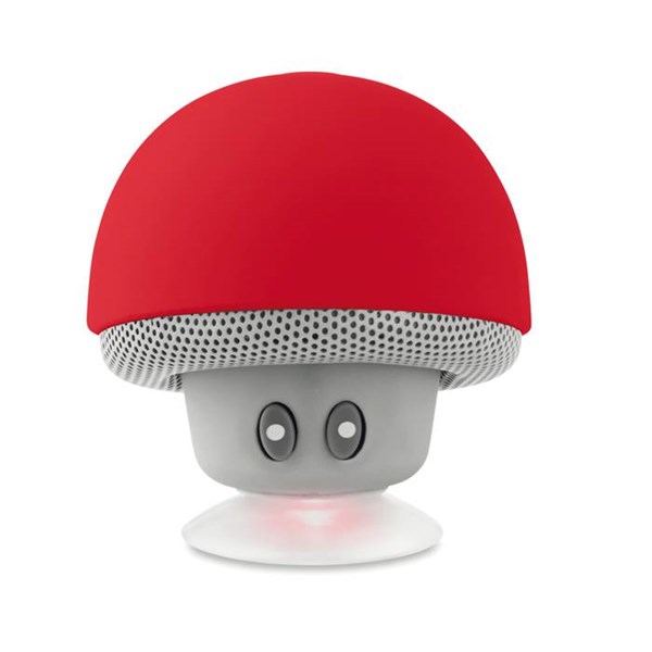 Obrázky: Bluetooth reproduktor  v tvare hríba červený
