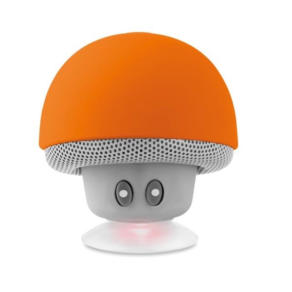 Obrázky: Bluetooth reproduktor v tvare hríba oranžový