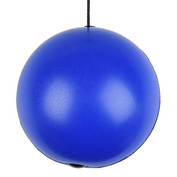 Obrázky: Antistresová lopta na gumičke, modrá, Obrázok 2